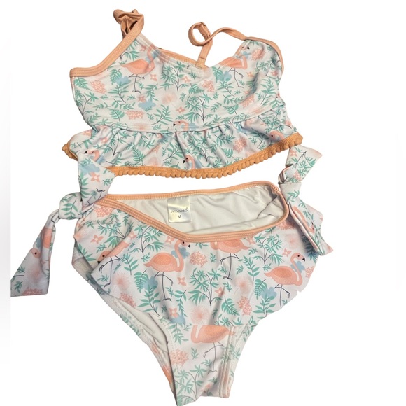 SWIMSOBO  Girls Mermaid Ruffle Two Piece Bikini Bathing Suit Set    A193-30 - Picture 5 of 7